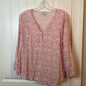 Lucky Brand, Flowy Blouse, Size XL
